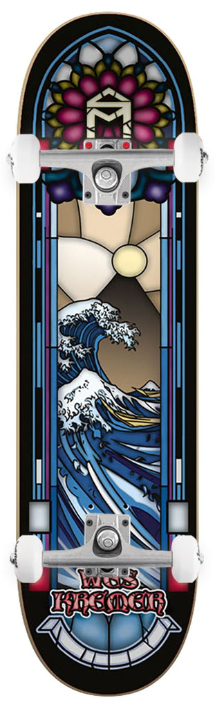 Sk8Mafia Stained Glass Kremer Sk8mafia x Venom Custom Complete Skateboard - 8.5"