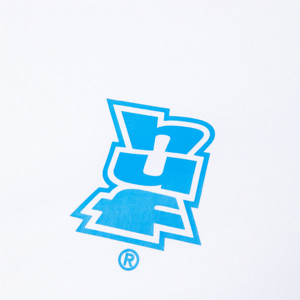 Megablast Core Ss Tee (White / Blue)