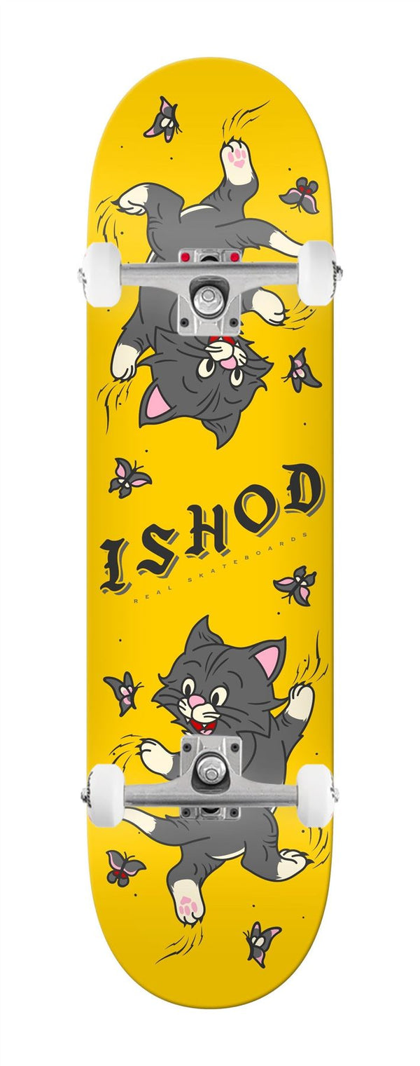 Real Ishod Kitten Scratch Twin Tail (Yellow) x Venom Custom Complete Skateboard - 8