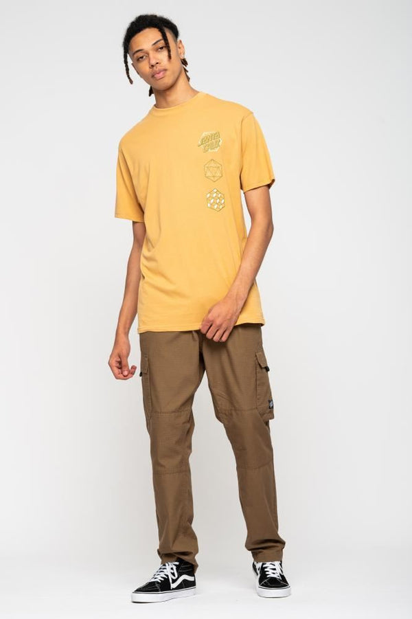 Santa Cruz T-Shirt Japanese Optical Dot T-Shirt - Sand - Skatewarehouse.co.uk