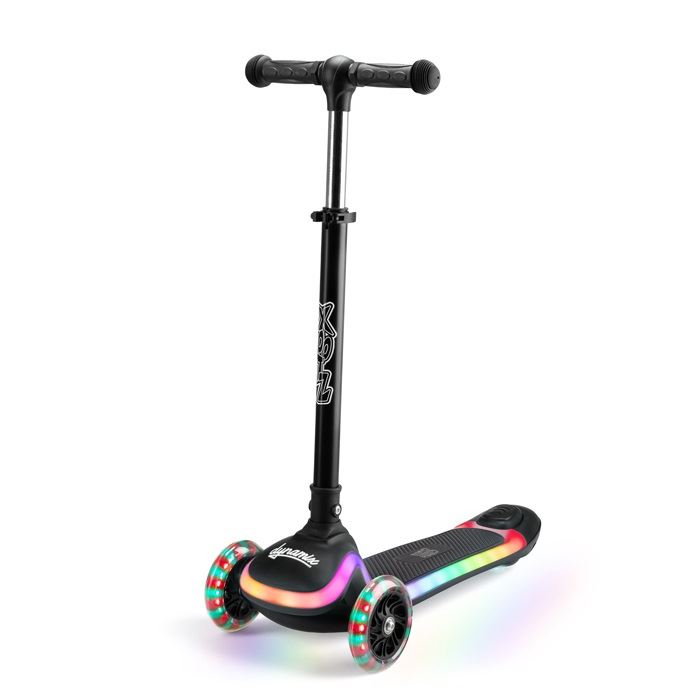 Xootz Dynamix LED Tri Scooter - Black