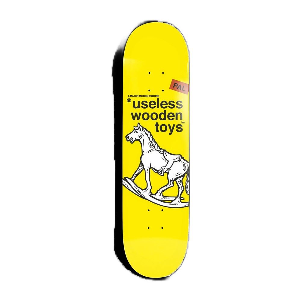 Heritage New Deal Useless Wooden Toys Popsicle Yellow Skateboard Deck - 8.25"