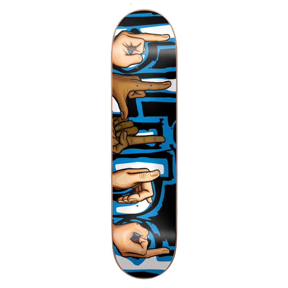 Blind Signs Blue Skateboard Deck - 8.25"
