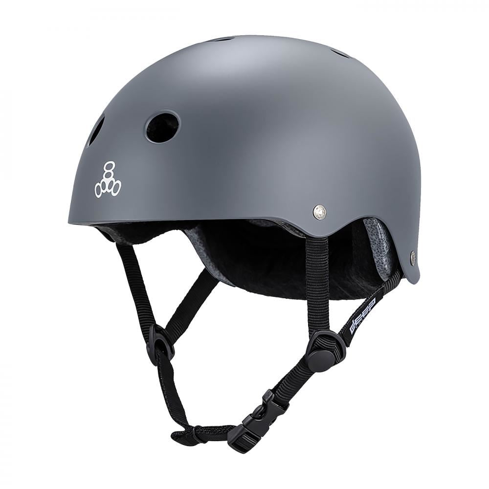 Triple Eight Helmet Deep Cover - Grey Matte