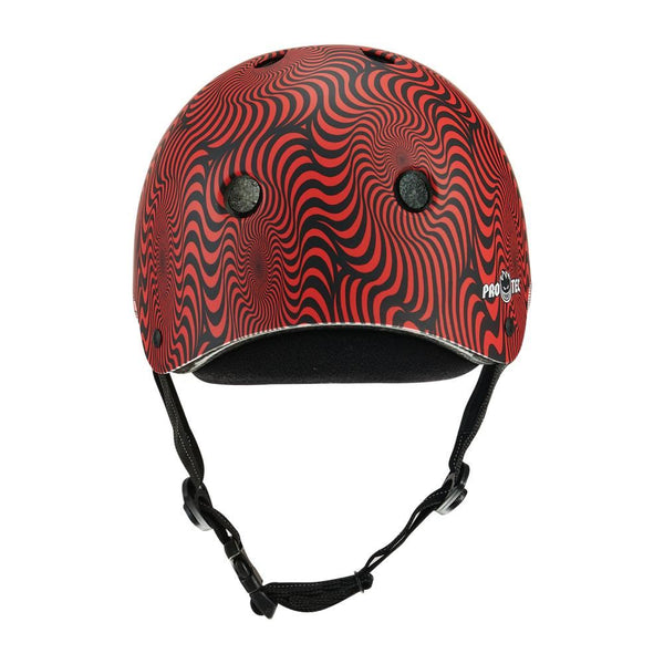 Pro-Tec Helmet X Spitfire Low Pro - Red Swirl - Skatewarehouse.co.uk