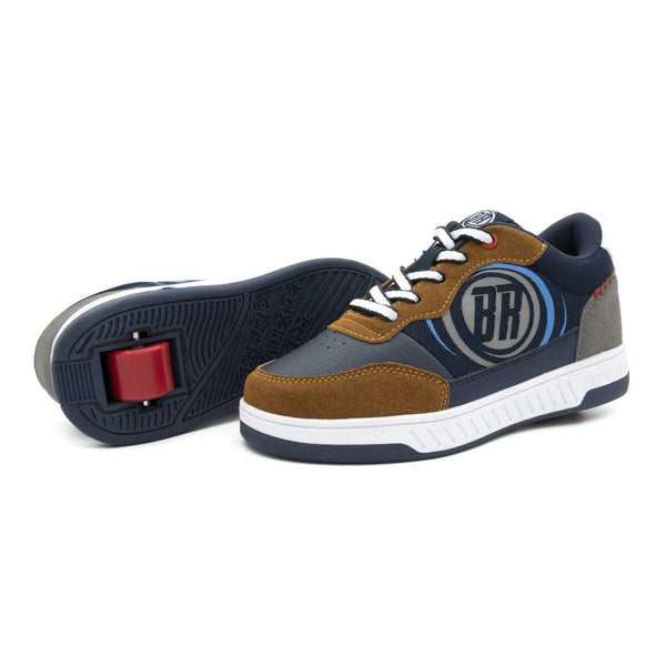 Breezy Rollers Hero 2 - Navy / Camel - Skatewarehouse.co.uk