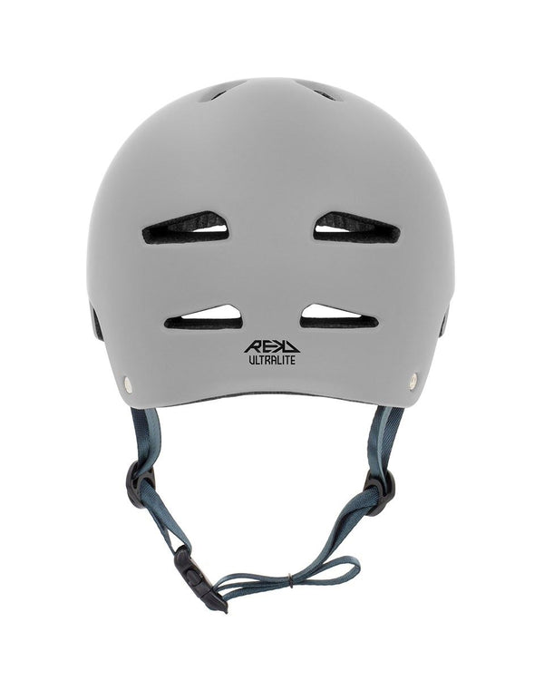 REKD Ultralite In-Mold Skateboard Helmet - Grey - Skatewarehouse.co.uk