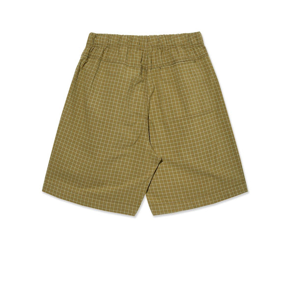 Hike Shorts | Cotton (Olive Check)