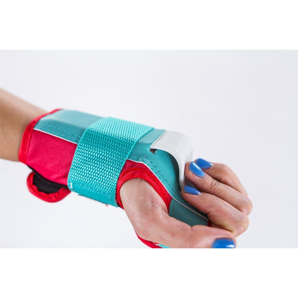 Rio Roller Skate Triple Pad Set - Red / Mint - Skatewarehouse.co.uk