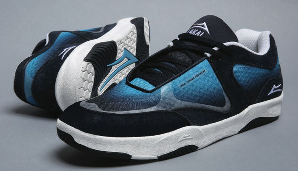 Lakai Fade Navy Fade Suede Skate Shoes - Skatewarehouse.co.uk