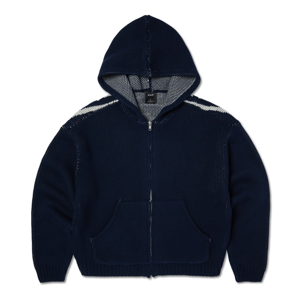 HUF Token Zip Hooded Sweater (Navy)