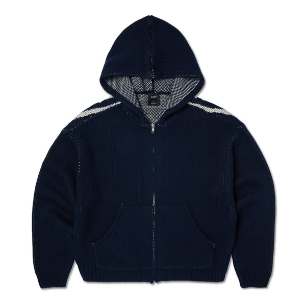 HUF Token Zip Hooded Sweater (Navy)