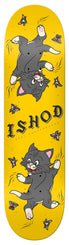 Real Ishod Kitten Scratch Twin Tail (Yellow) Skateboard Deck - 8.0"