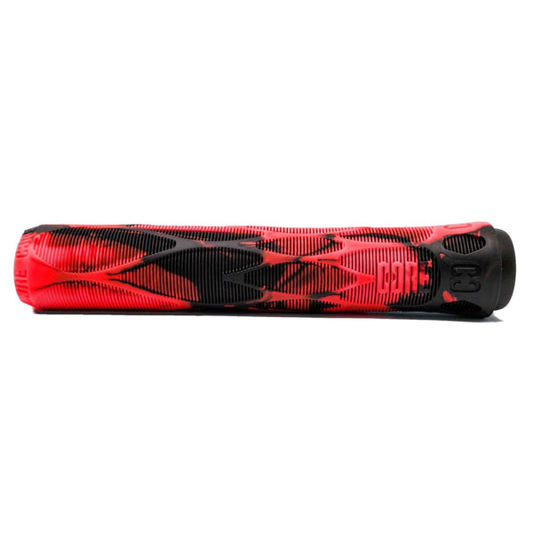 CORE Pro Handlebar Grips, Soft 170mm - Lava (Red/Black) - Skatewarehouse.co.uk