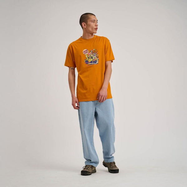 Santa Cruz T-Shirt Johnson Beast Wagon T-Shirt - Amber - Skatewarehouse.co.uk