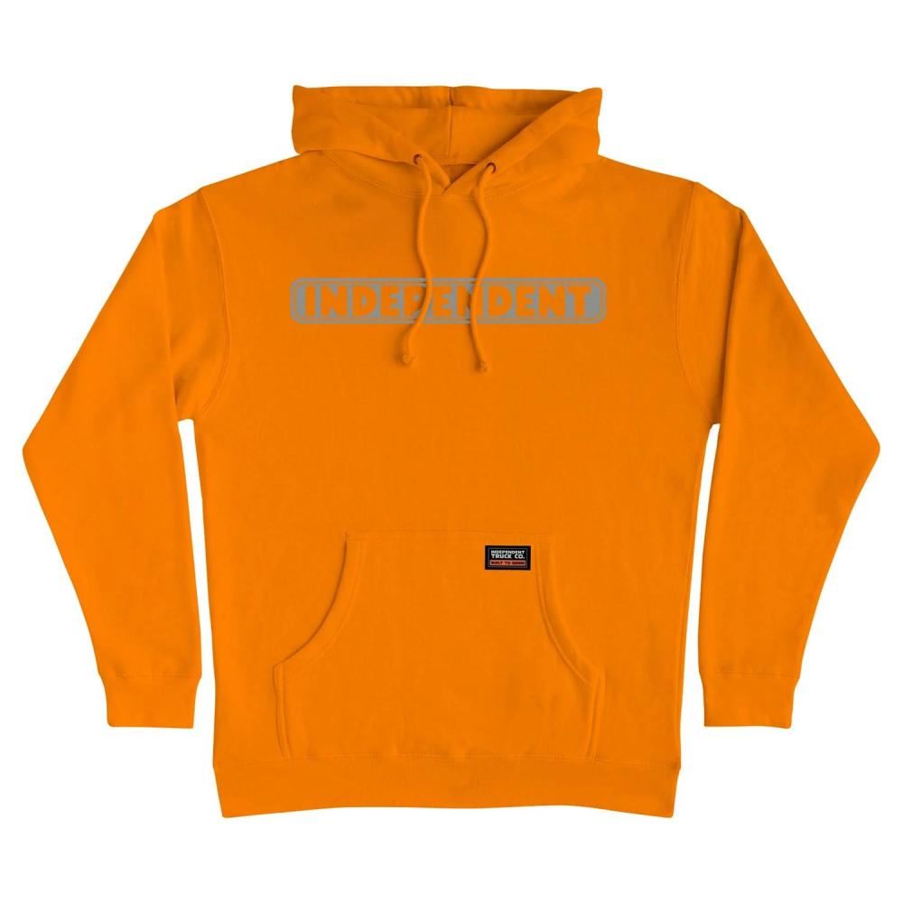 Independent Hood Bar Logo Reflective - Orange / Reflective - Skatewarehouse.co.uk