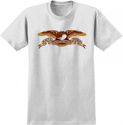 Antihero T-Shirt Eagle - White / Black Multi - Skatewarehouse.co.uk