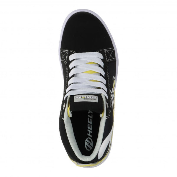 Heelys x Minions Racer 20 Minions - Black / White / Yellow - Skatewarehouse.co.uk
