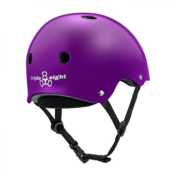Triple Eight Helmet Deep Cover - Purple Gloss