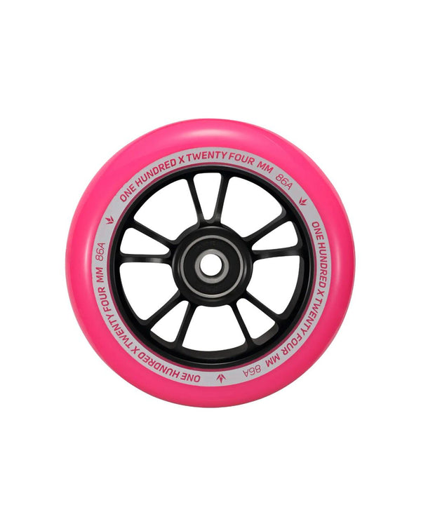 Blunt 100mm - Black / Pink Scooter Wheels
