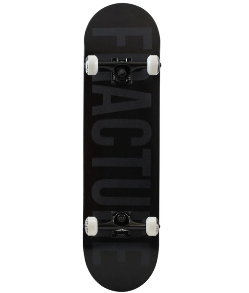 Fracture Fade Black Complete Skateboard 8.0" - Skatewarehouse.co.uk