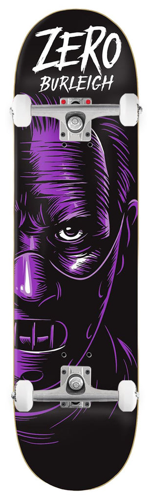 Zero Skateboard Fright Night Hannibal Lecter Brandon Burleigh x Venom Custom Complete Skateboard - 8.5" - Skatewarehouse.co.uk