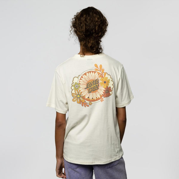 Santa Cruz Womens T-Shirt Funky Bundle - Off White - Skatewarehouse.co.uk