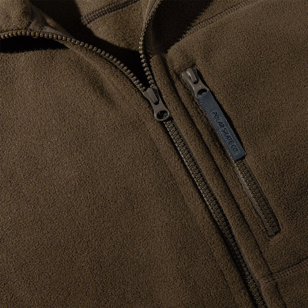 Polar Skate Co Basic Fleece Vest (Brown) - L