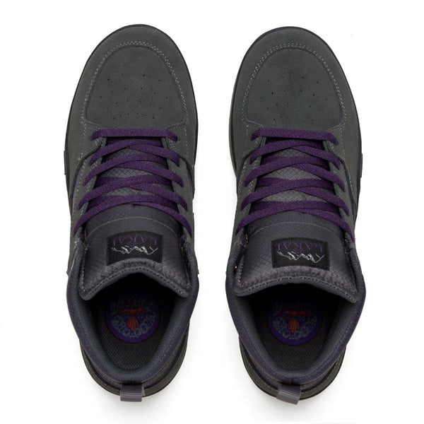 Lakai Trudger Weather Treated Skate Shoes - Black / Grey - Skatewarehouse.co.uk