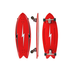 Hamboards - 43" The Pescadito - North Shore Red Longboard Complete