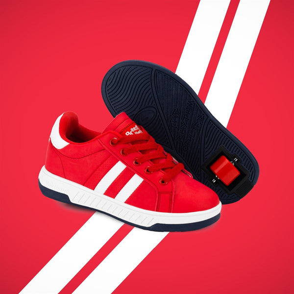 Breezy Rollers Aurora - Red / White - Skatewarehouse.co.uk