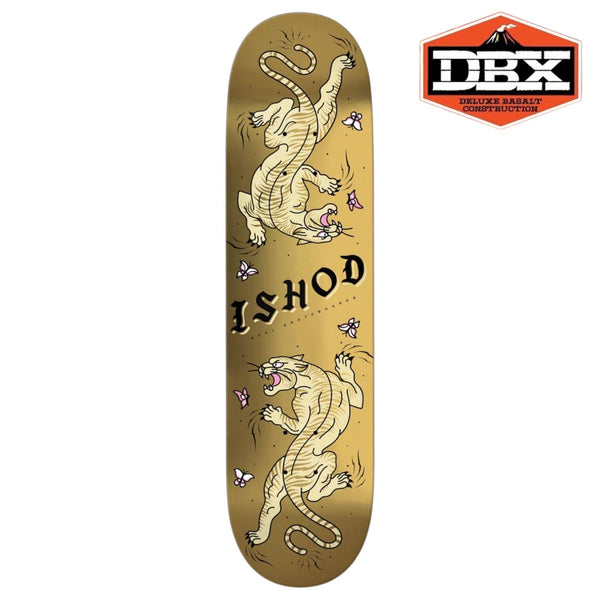 Real Cat Scratch Ishod TT DBX (Gold) Skateboard Deck - 8.25
