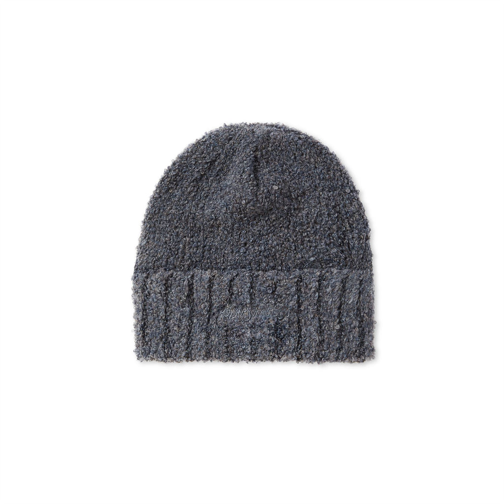 Fluffy Beanie (Grey Blue) - One Size