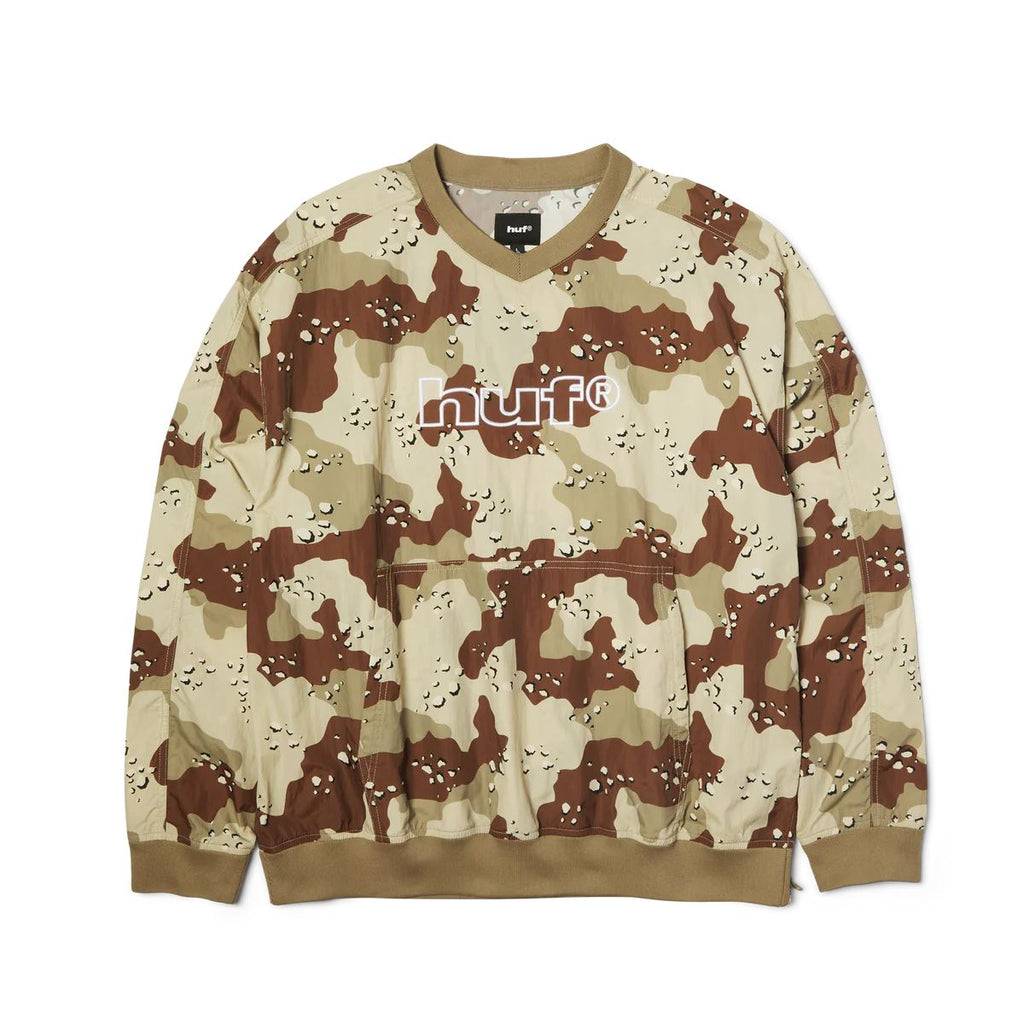HUF 89 Pullover Camo Windshirt (Brown)