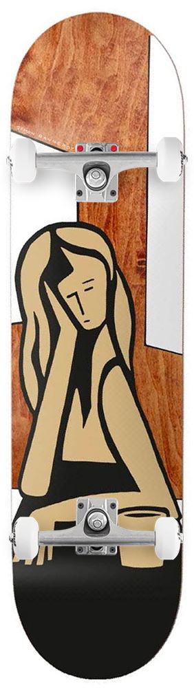 Girl Contemplation Simon Bannerot x Venom Skateboards Core Custom Complete Skateboard - 8.0