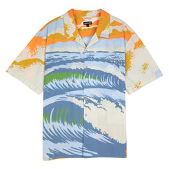 Santa Cruz S/S Shirt Water View - Light Grey - Skatewarehouse.co.uk
