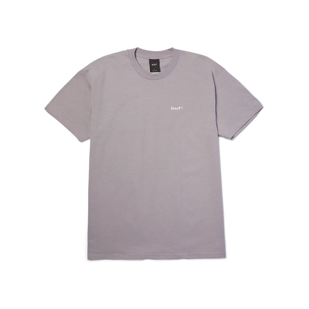 HUF 89 Embroidred S / S Tee (Lilac Chalk / White)