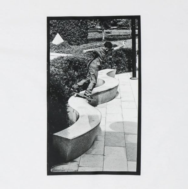 Girl Shot by Leo Sharp Mike Carroll Tee White - Skatewarehouse.co.uk