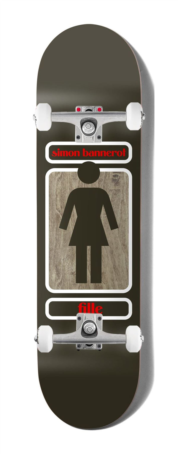 Girl Til Simon Bannerot Pop Secret x Venom Custom Complete Skateboard - 8.25
