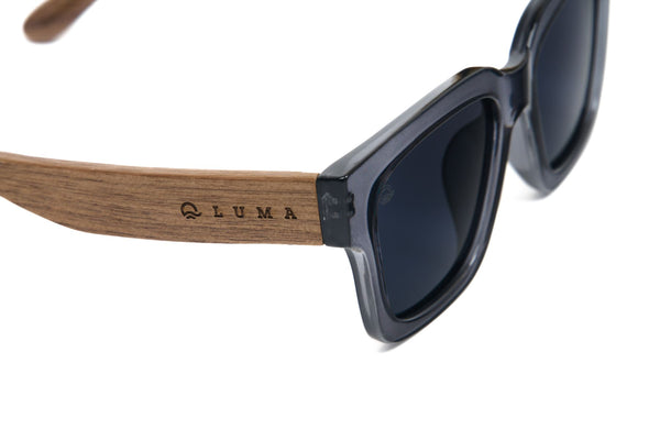 Luma Polzeath Recycled Sunglasses - Smoke - Skatewarehouse.co.uk