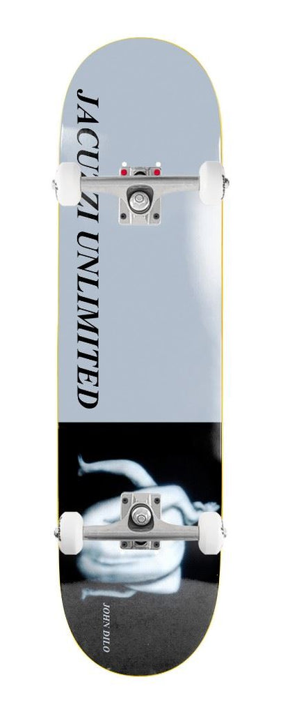 Jacuzzi Unlimited John Dilo Suck Me EX7 Cool Grey x Venom Custom Complete Skateboard - 8.375"