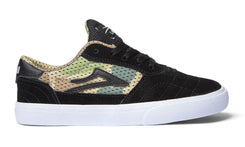 Lakai Cambridge Kids Skate Shoes - Black / Camo - Skatewarehouse.co.uk