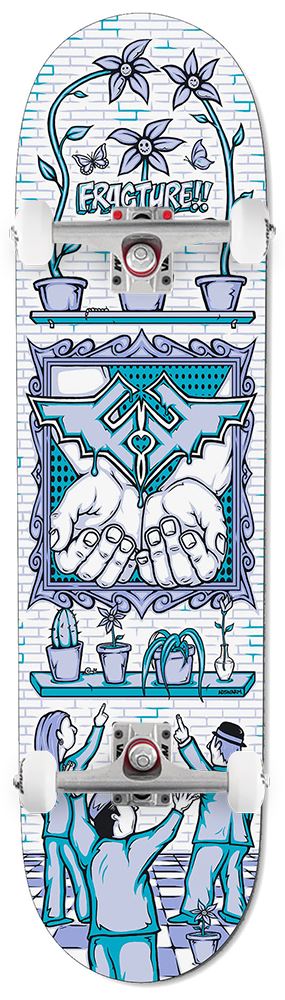 Fracture x Adswarm x Venom Skateboards Custom Complete Skateboard - 8.25 - Skatewarehouse.co.uk