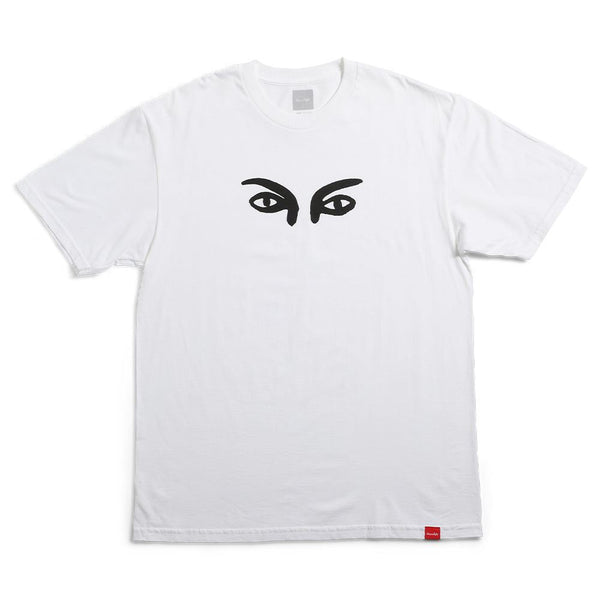 Chocolate McFetridge Drip Eyes Tee White - Skatewarehouse.co.uk