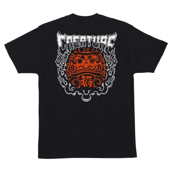 Creature T-Shirt Fortune T-Shirt - Black - Skatewarehouse.co.uk