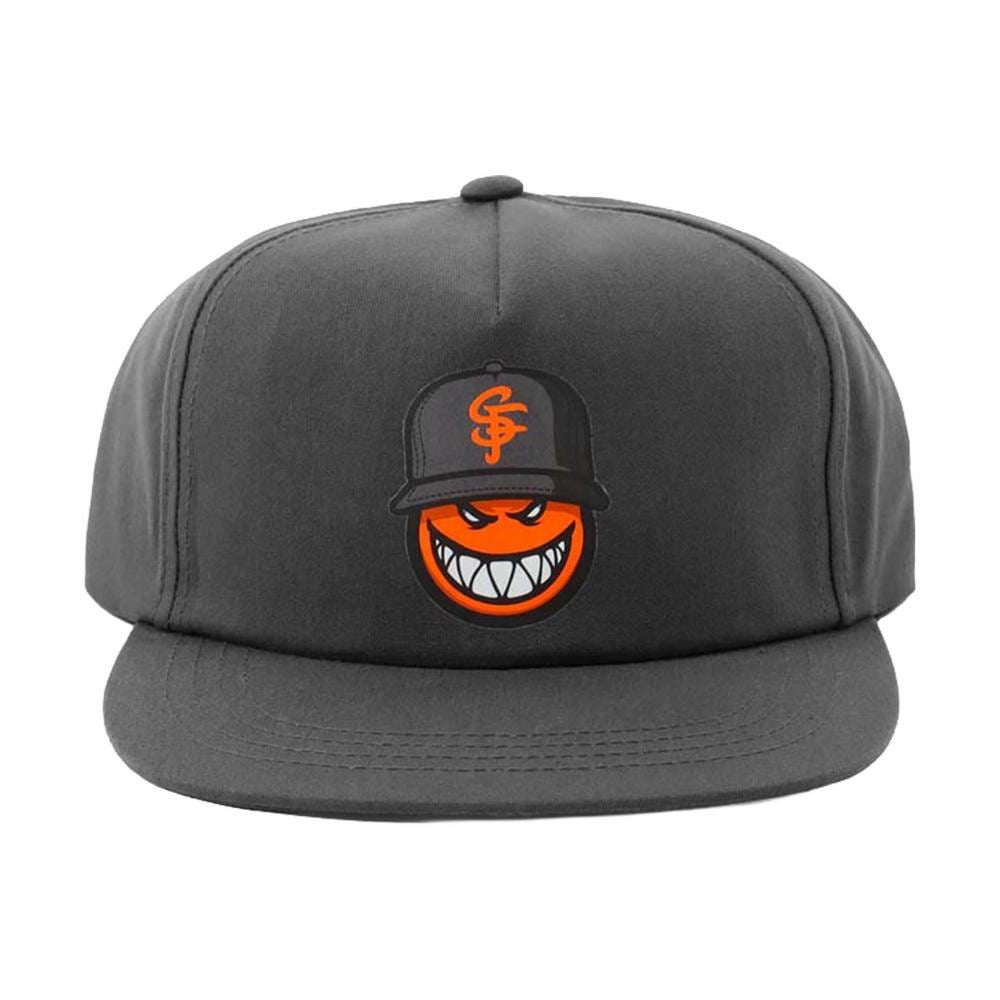 Thrasher x Spitfire Cap SF Loc Charcoal - O/S