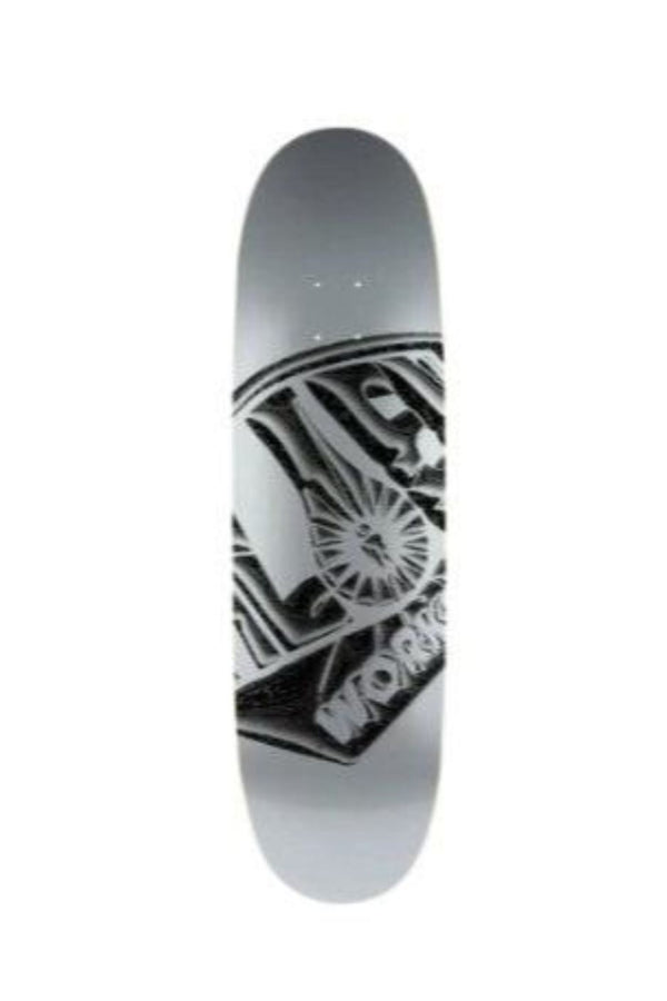 Alien Workshop OG LQD White Skateboard Deck - 8.75