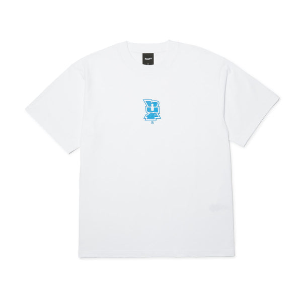 Megablast Core Ss Tee (White / Blue)