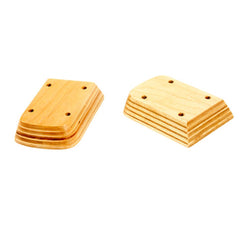 Hamboards - HST Truck Block Riser Set - Birch Skateboard Hardware