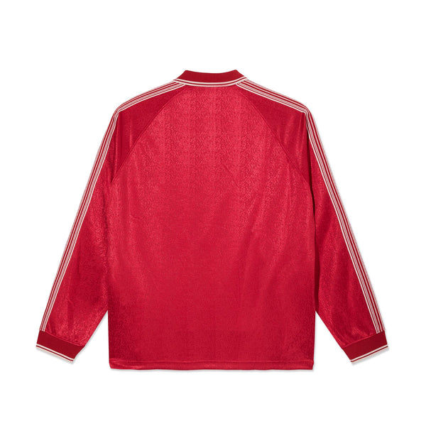 Polar Skate Co Davie LS Shirt (Red) - XL